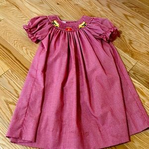 Back to school smock dress 4T-5T